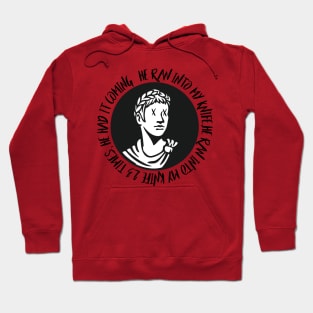 he ran into my knife 23 times( Julius Caesar ) Hoodie